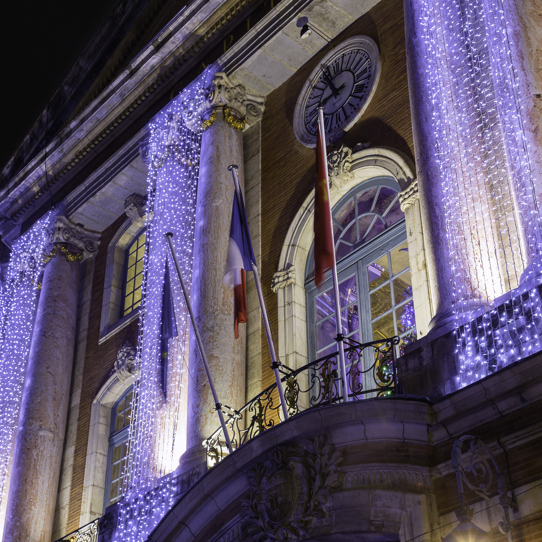 TOULOUSE (France), Noël 2017, le Capitole