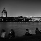 TOULOUSE, la Garonne et le Dôme de la Grave