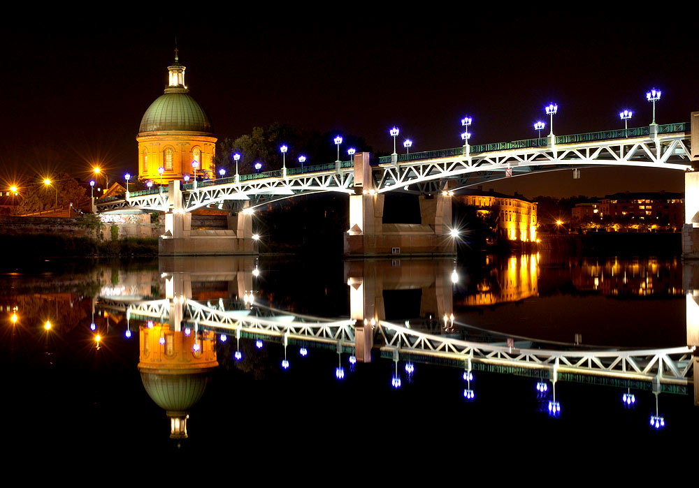 Toulouse - nachts an der Garonne