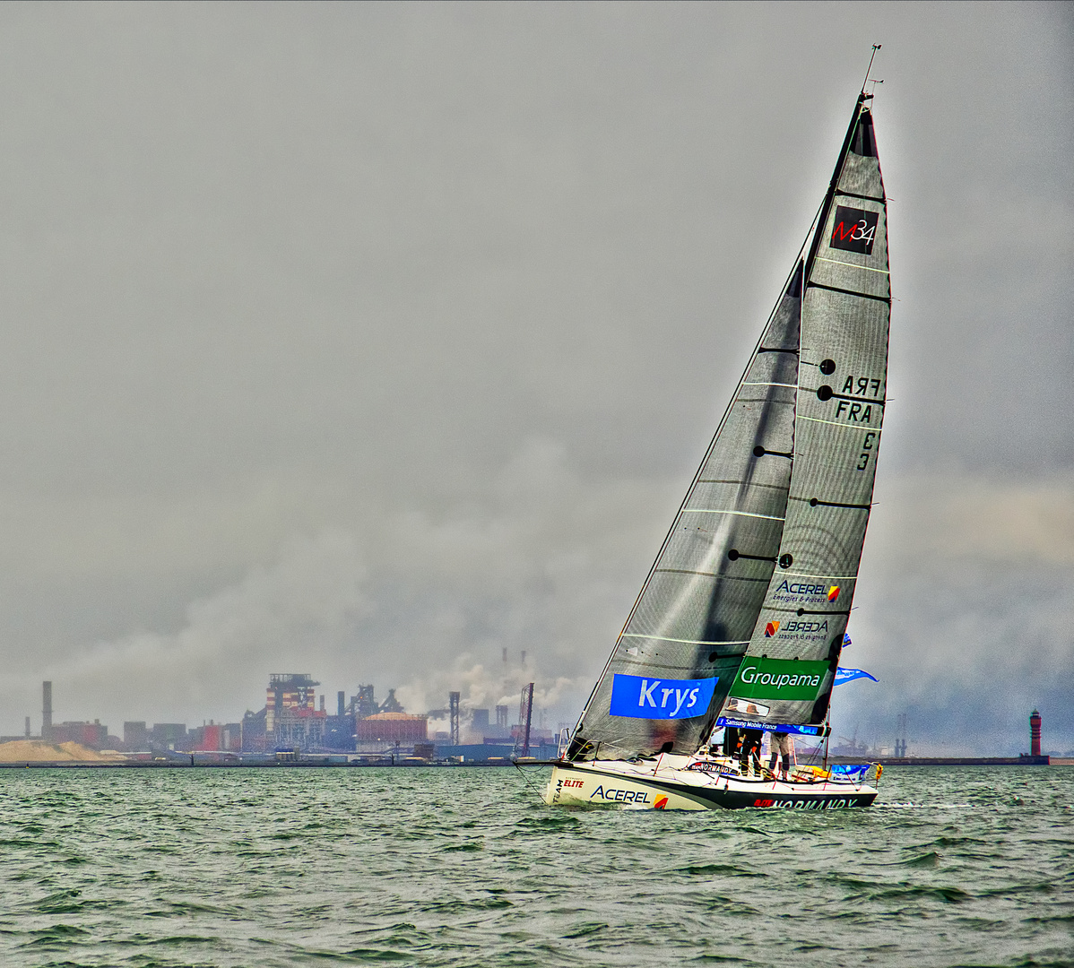 Tour de France à la voile à Dunkerque.