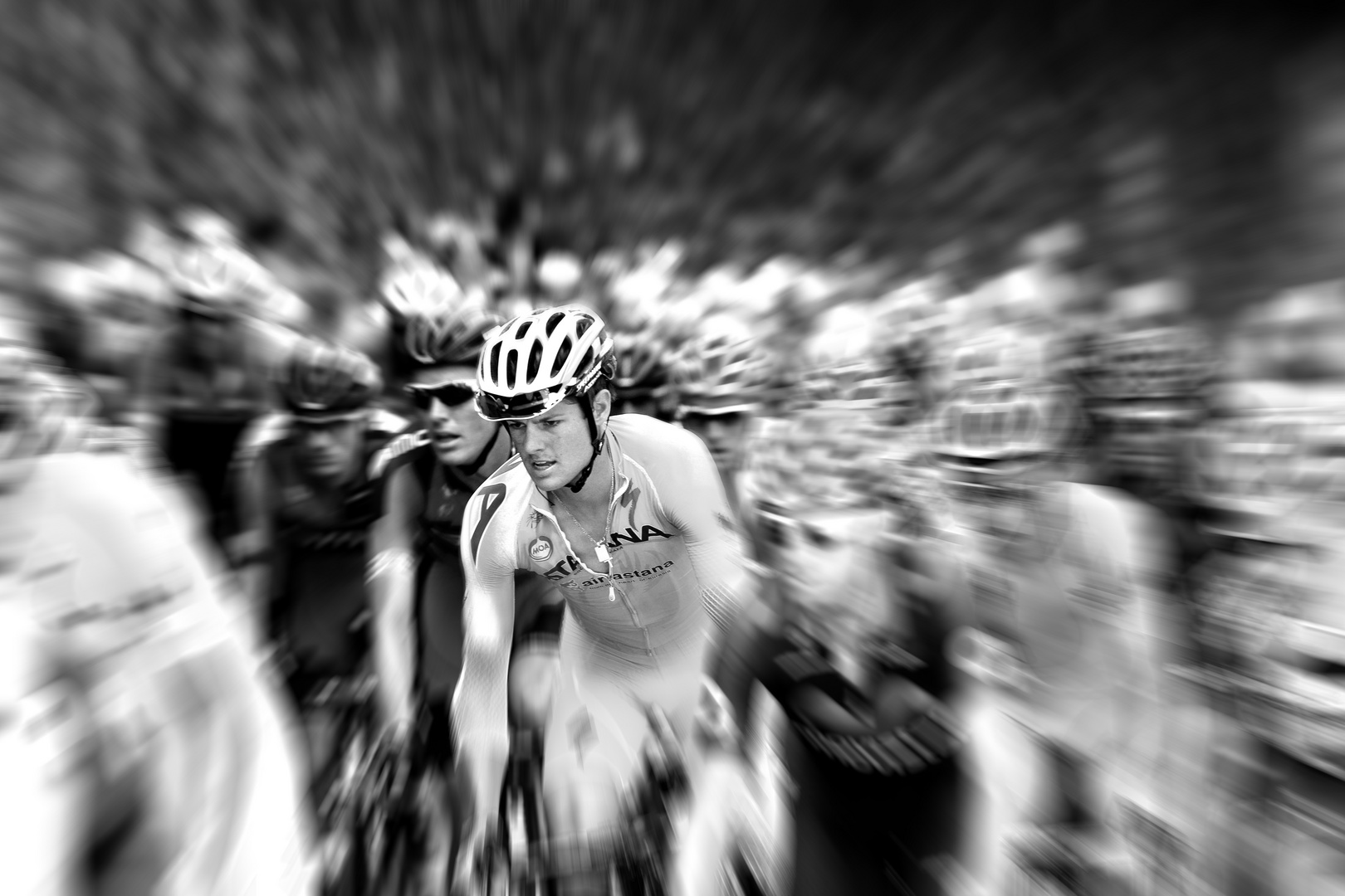 Tour de France B/W impression