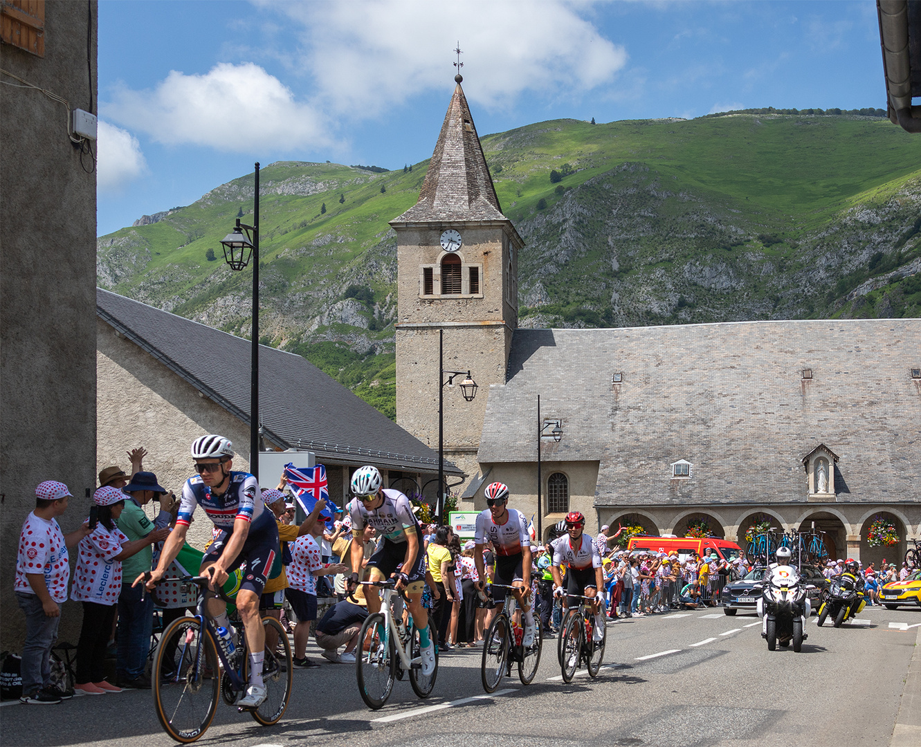 Tour de France mit schöner Kulisse