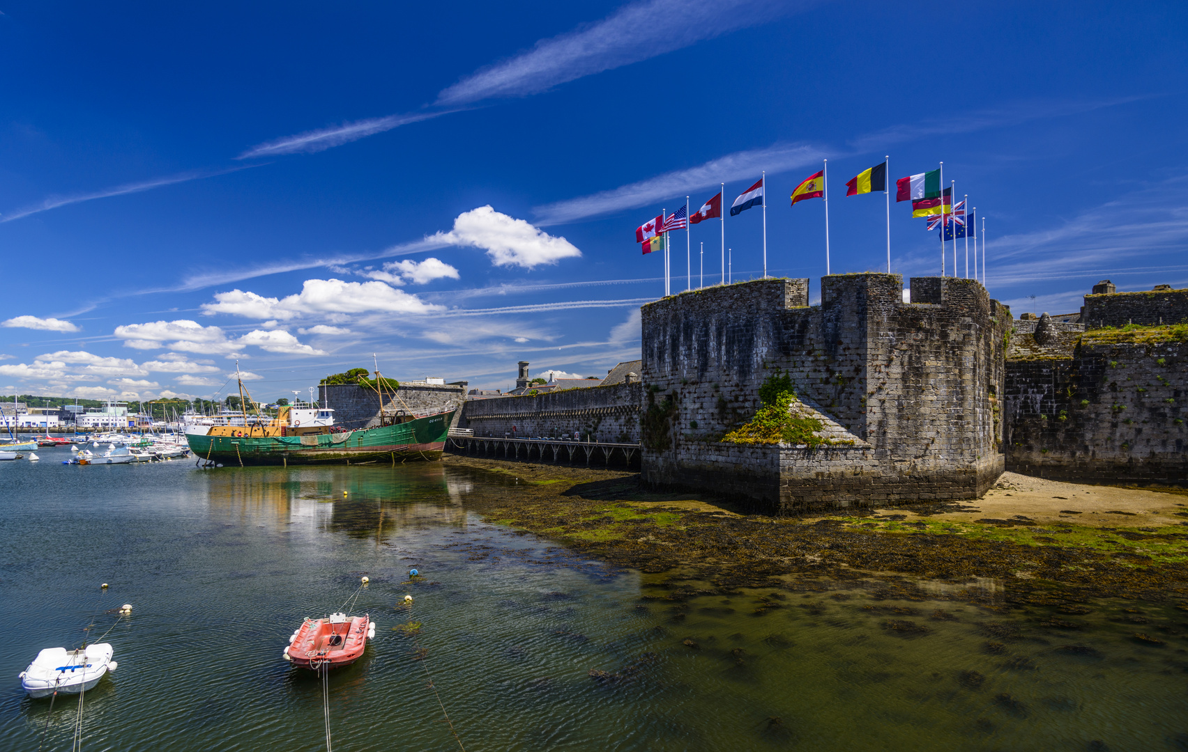 Tour du Major, Ville Close, Concarneau, Bretagne, France