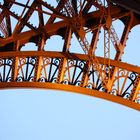 Tour Eiffel, détails au coucher du soleil