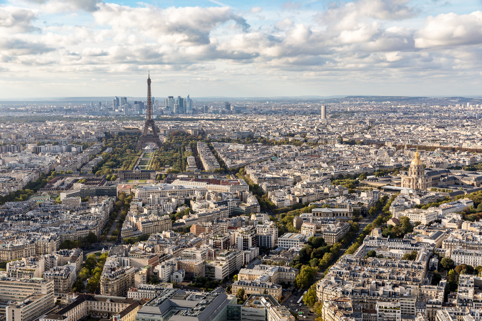 Tour Eiffel, Dôme des Invalides