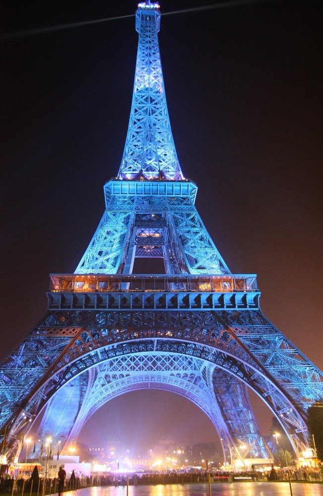 Tour Eiffel in Blau 1