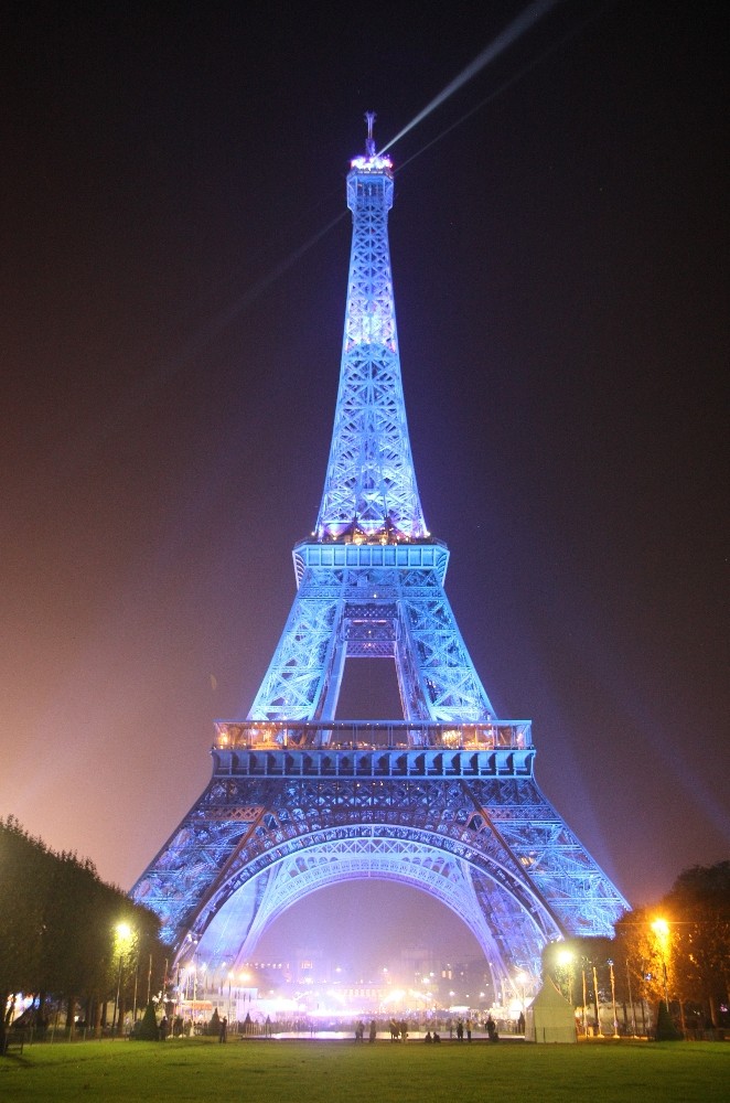 Tour Eiffel in Blau 2