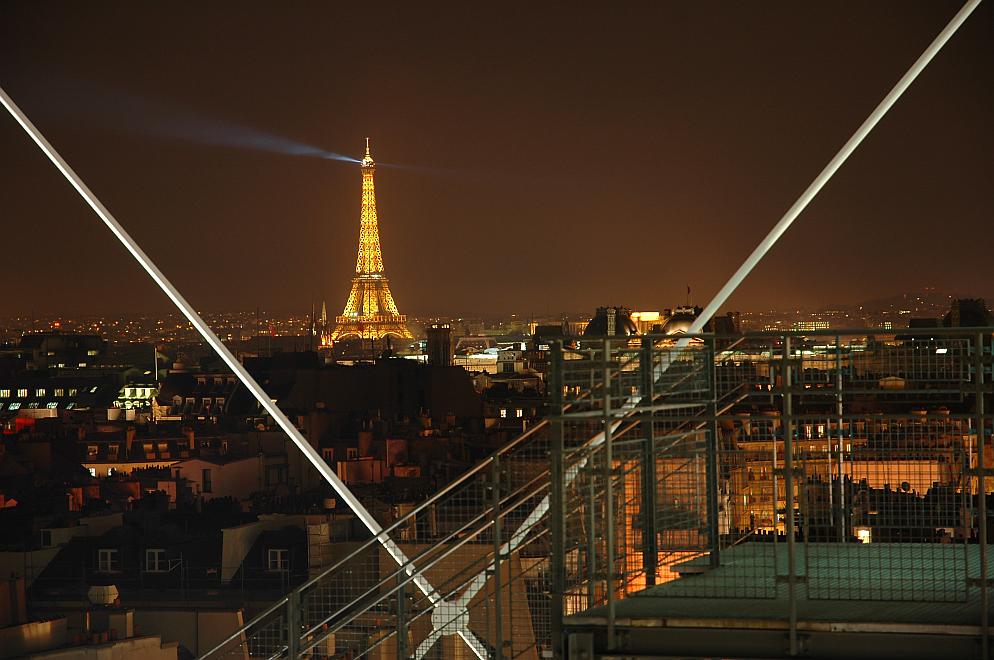 Tour Eiffel vom Centre Pompidou