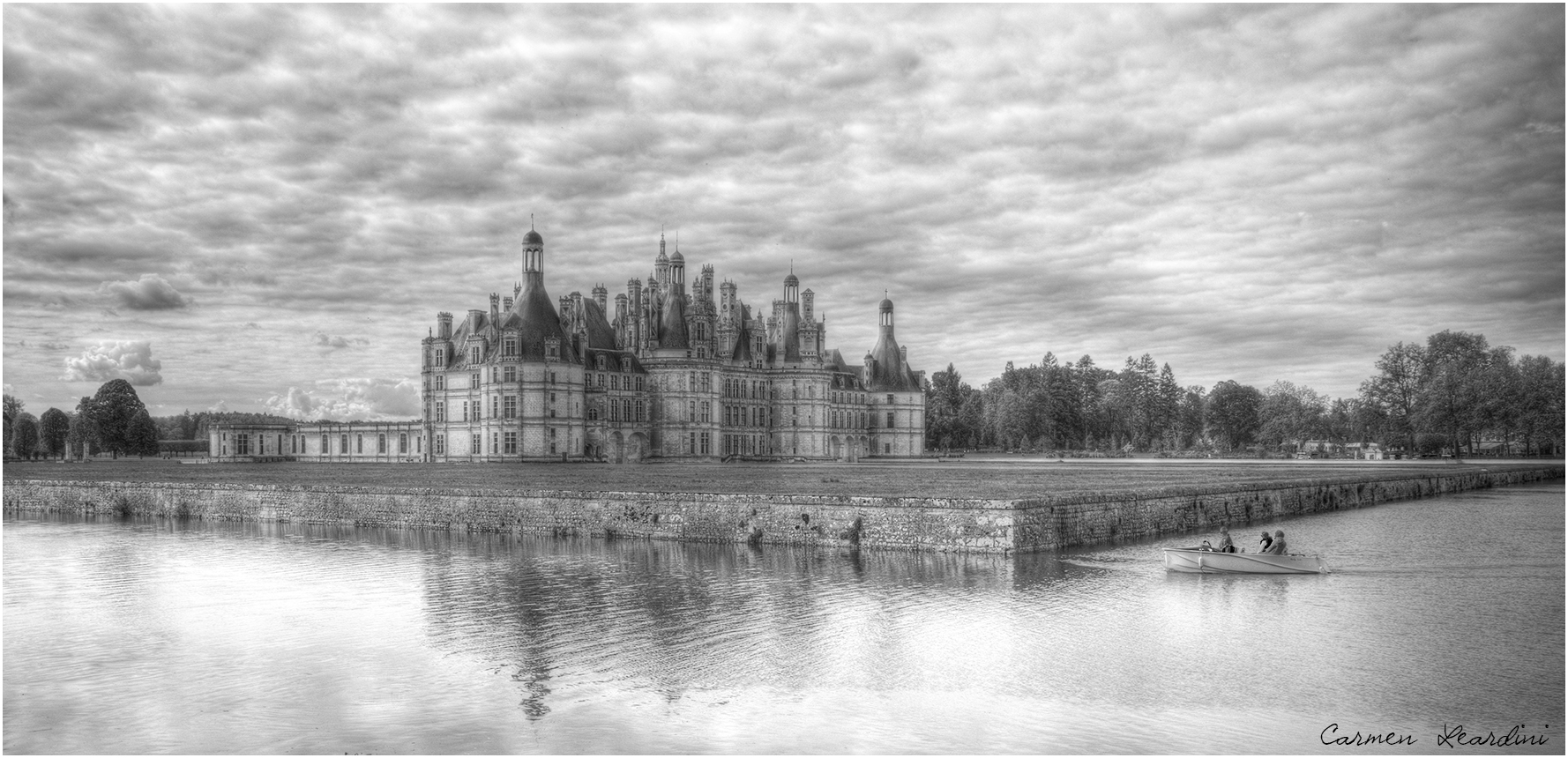 Tour en bateau autour de Chambord