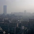 Tour montparnasse la brume du matin