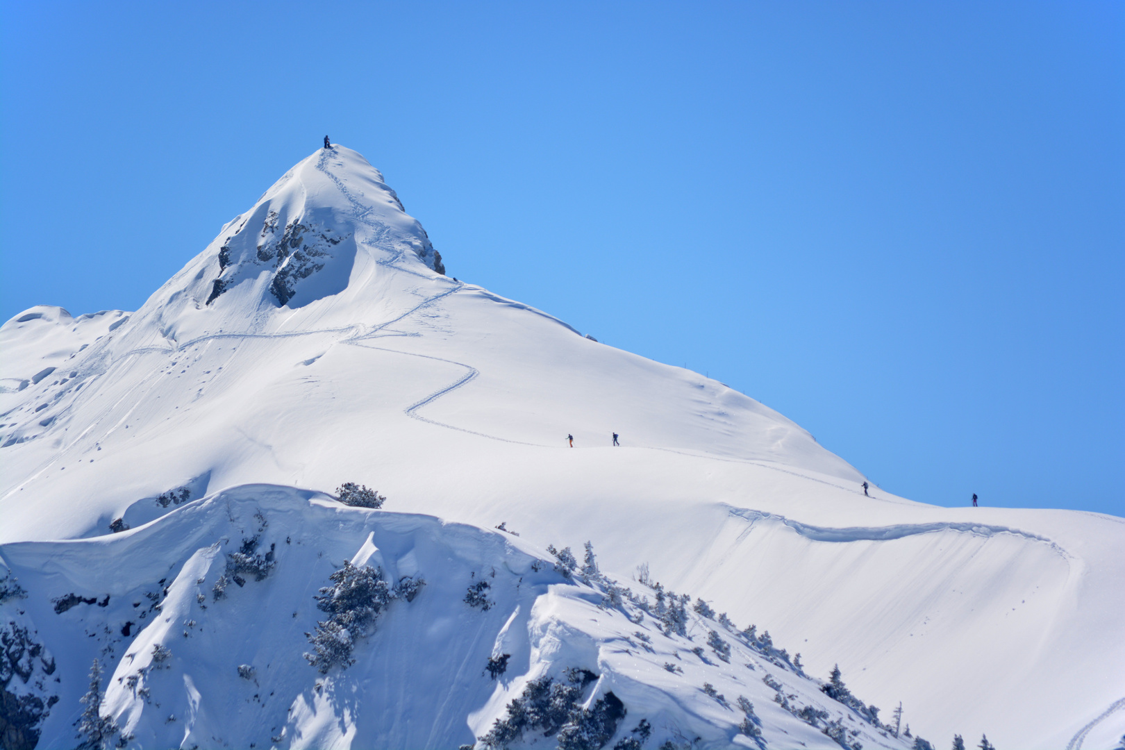 Tourengeher im Tannheimer Tal