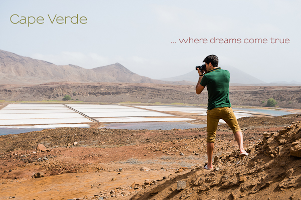 Tourism Photography of salt mine in Cape Verde
