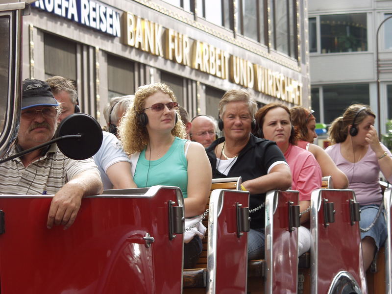 Tourismusbus in Wien (Österreich)