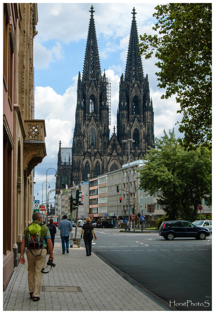 >Tourist in der Domstadt