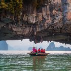 Tourist tour in small boat