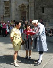 Touristen am Stephansdom