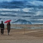 Touristen auf Island