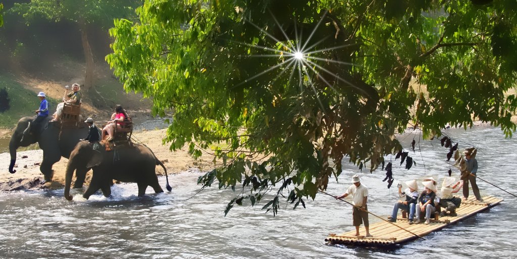 Touristen Ausflug von Chiang Mai  (fotomanny@ok.de)