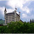 Touristen HochBURG Palace-Hotel Gstaad