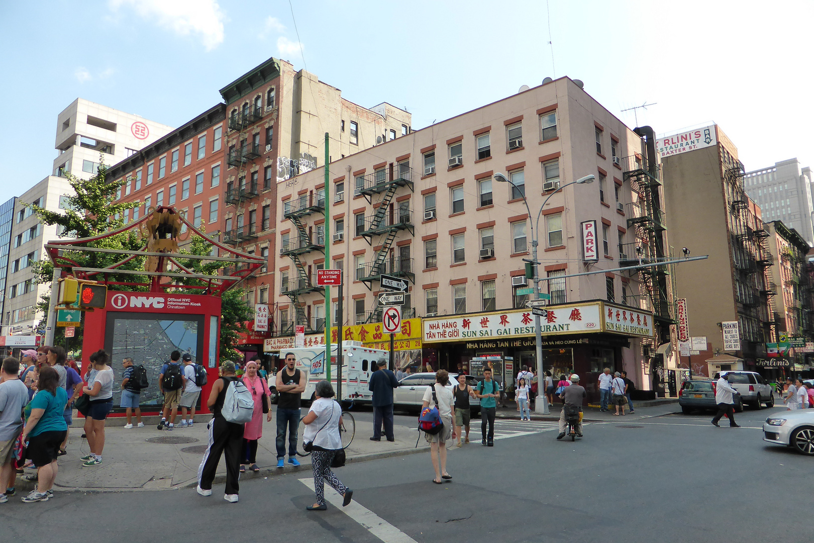 Touristen in Chinatown