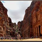 Touristen in Petra 