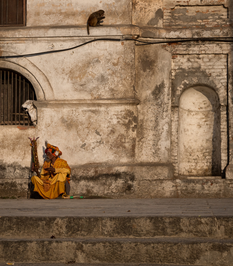 Touristen-Sadhu