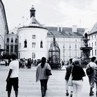 Touristes à Prague (château)