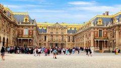 Touristes à Versailles