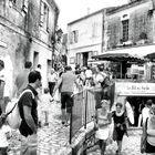 Touristes aux Baux