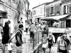 Touristes aux Baux