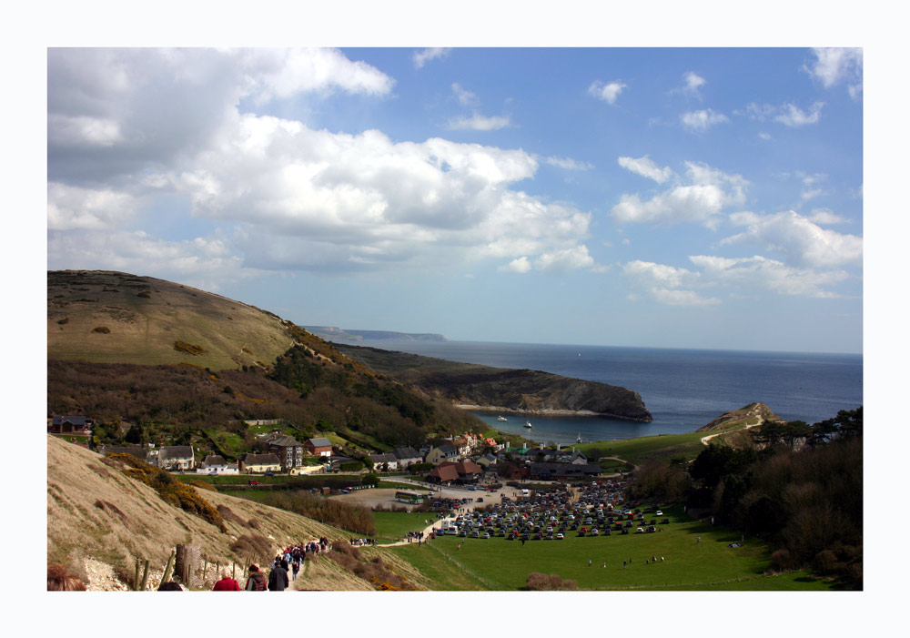 Tourists at Lulworth