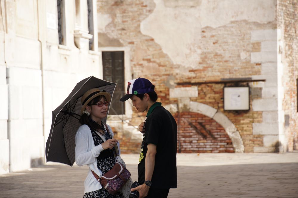 tourists I , venedig august 2011