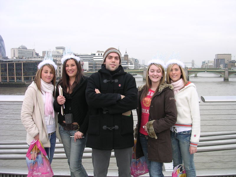 Tourists in London