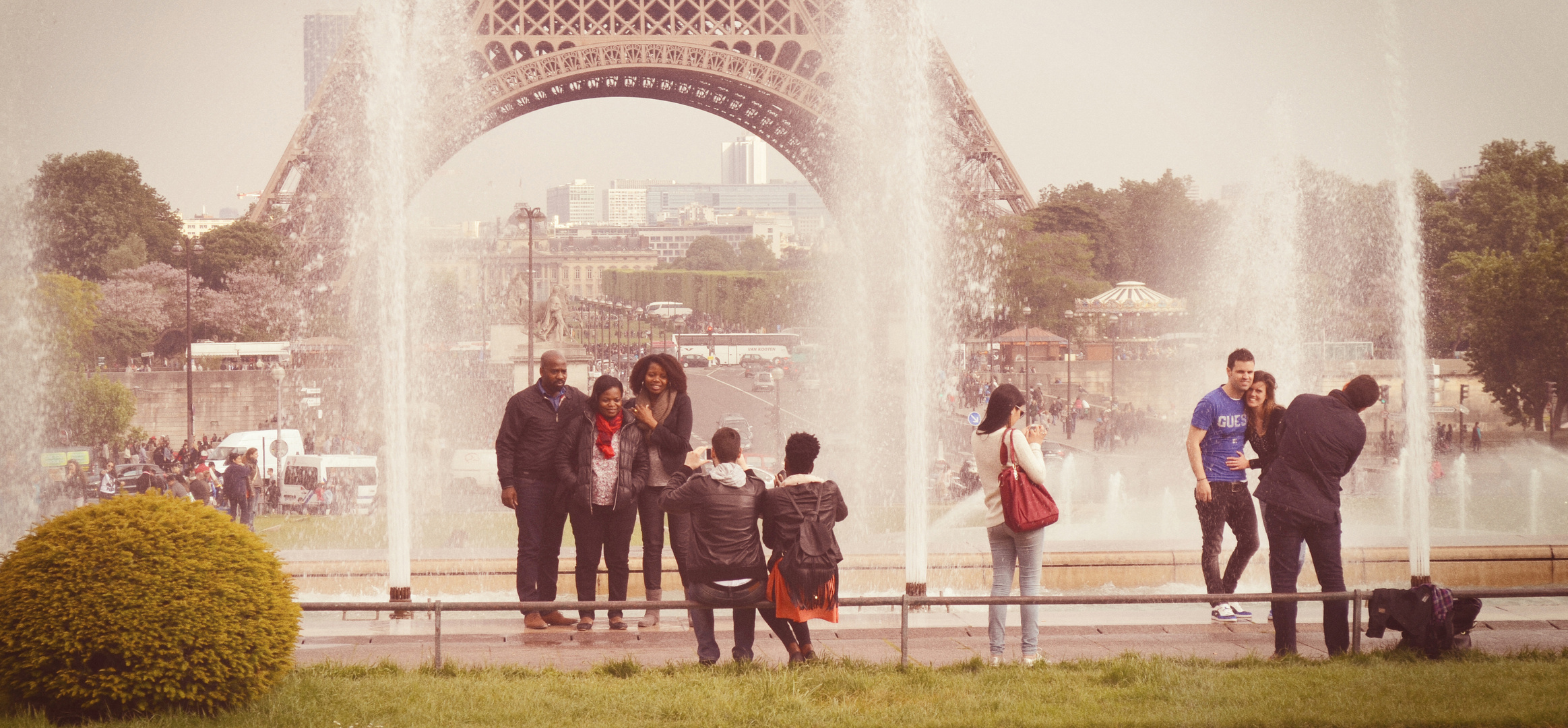 Tourists in Paris