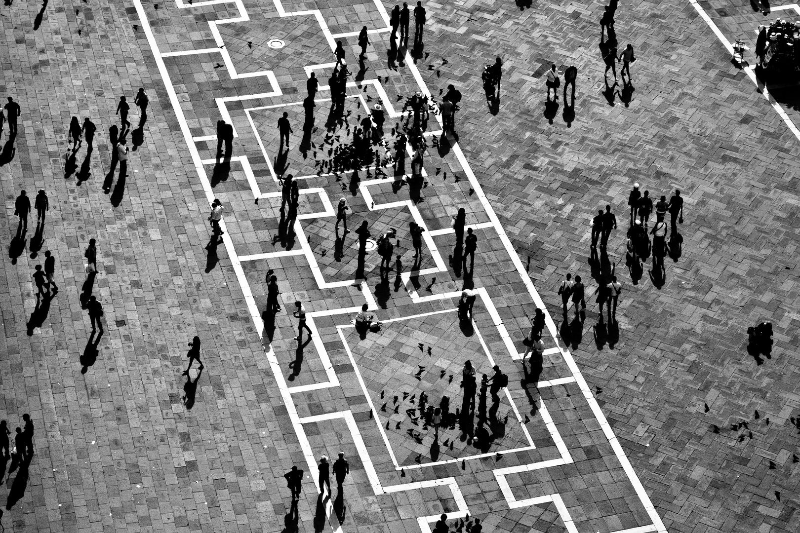 Tourists on Piazza San Marco