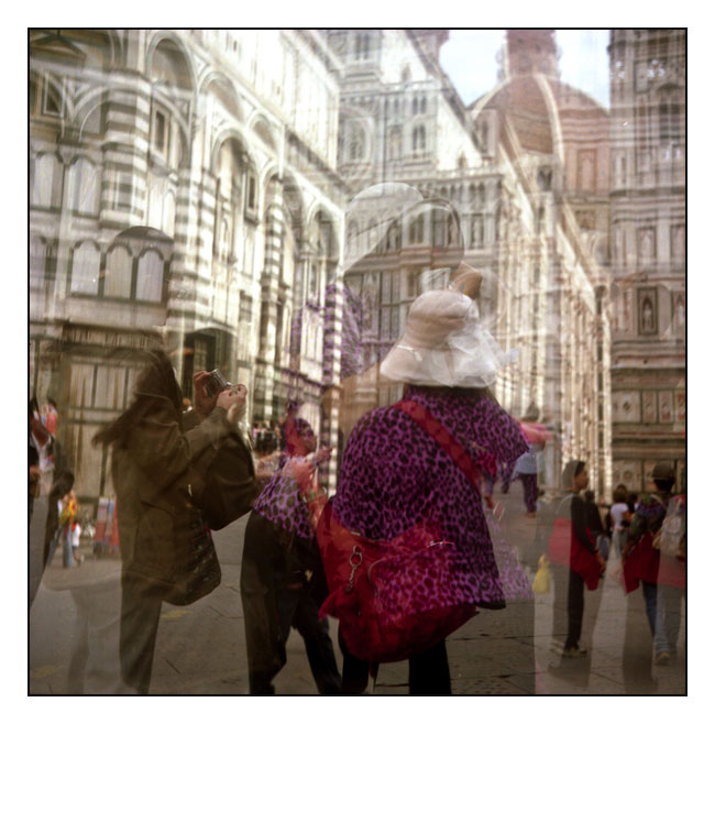 Tourists Outside the Duomo (Double X)