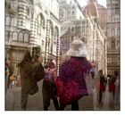 Tourists Outside the Duomo (Double X)