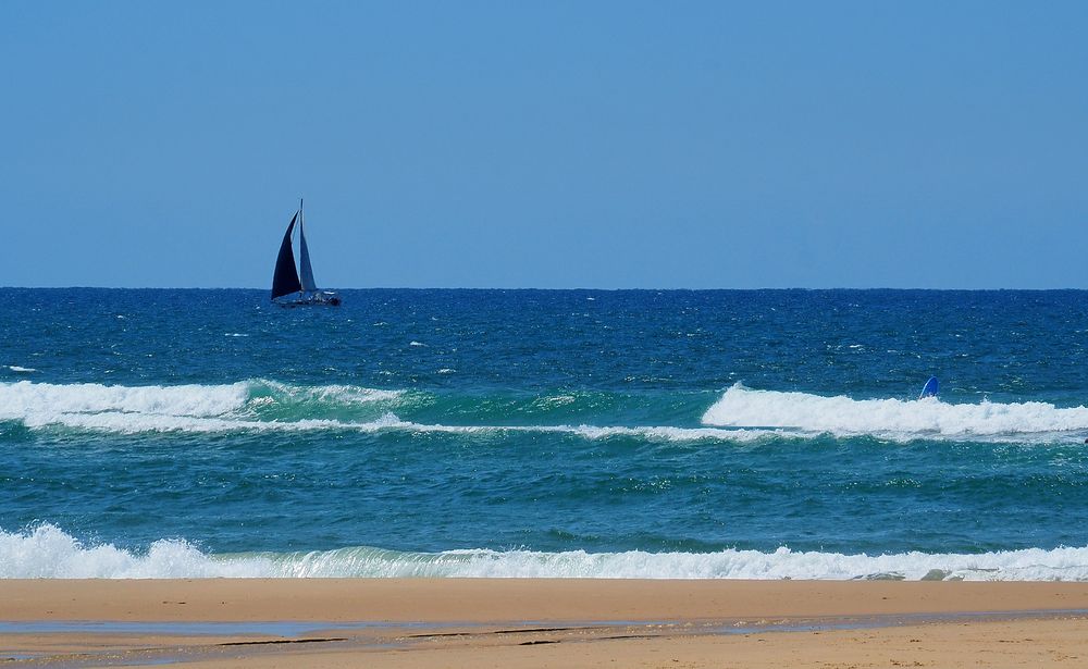 Tout en bleu…