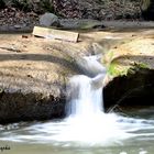 Toute petite chute d'eau dans la vallée du Gottéron