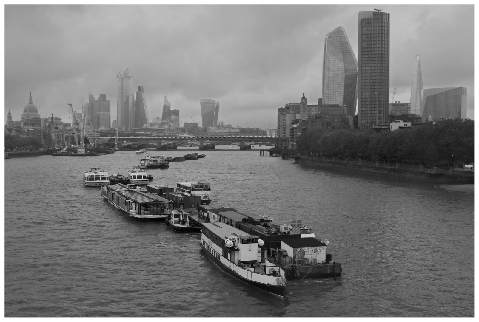 towards blackfriars bridge