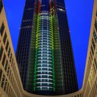 Tower 185 bei Nacht zur Luminale 2012 in Frankfurt am Main