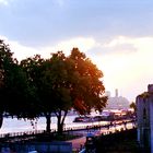 Tower and Thames and Dusk