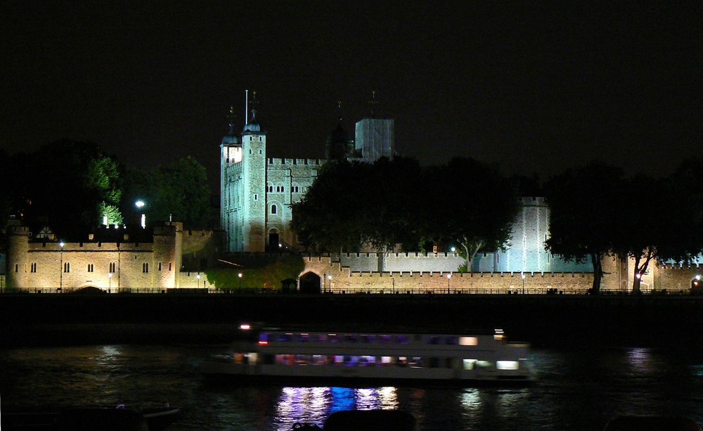 Tower at night