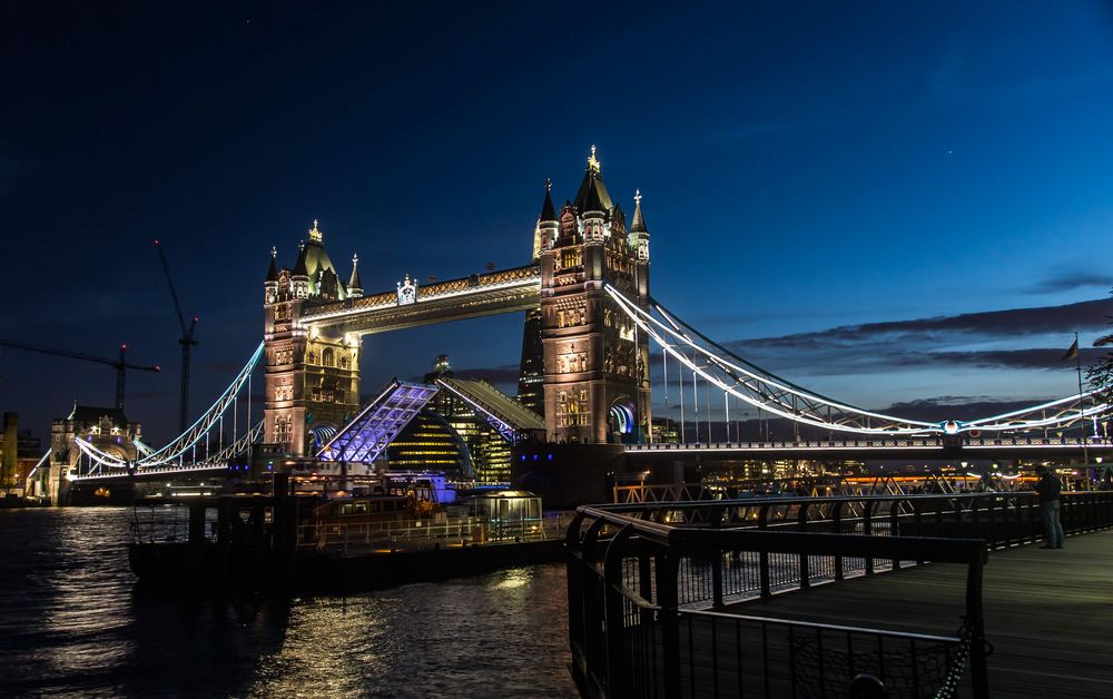 Tower Bridge at night