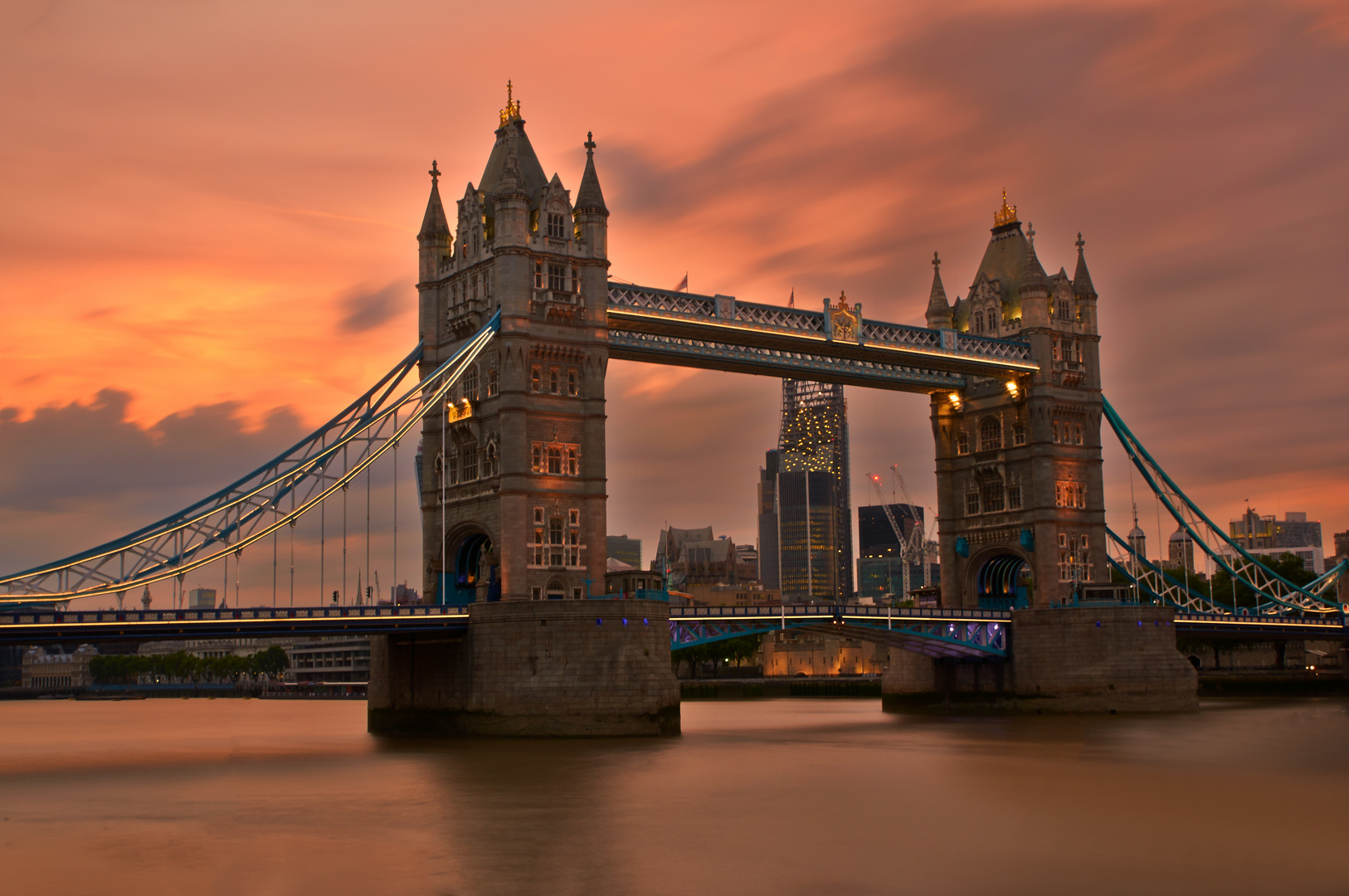 Tower Bridge at night