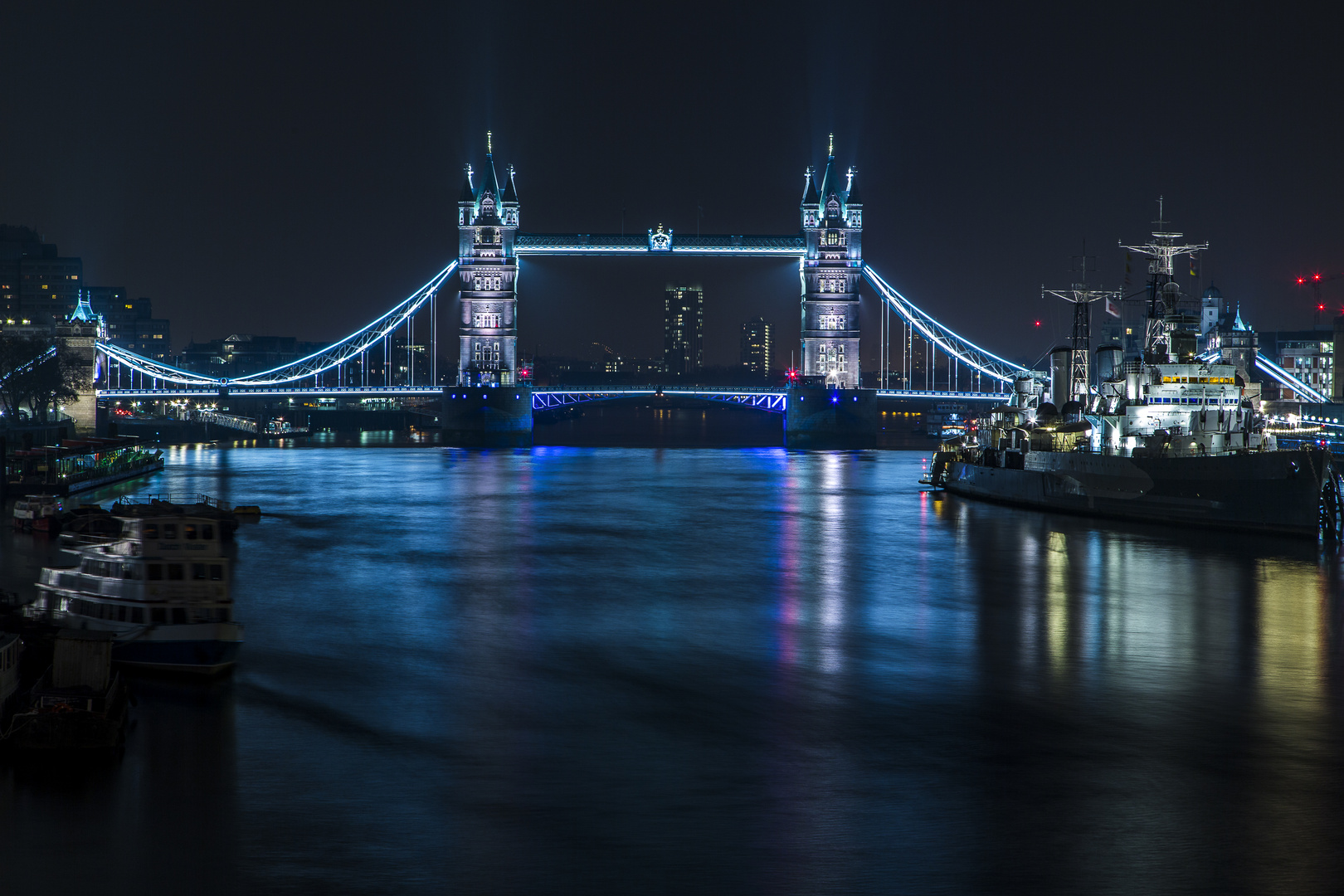 Tower Bridge by night