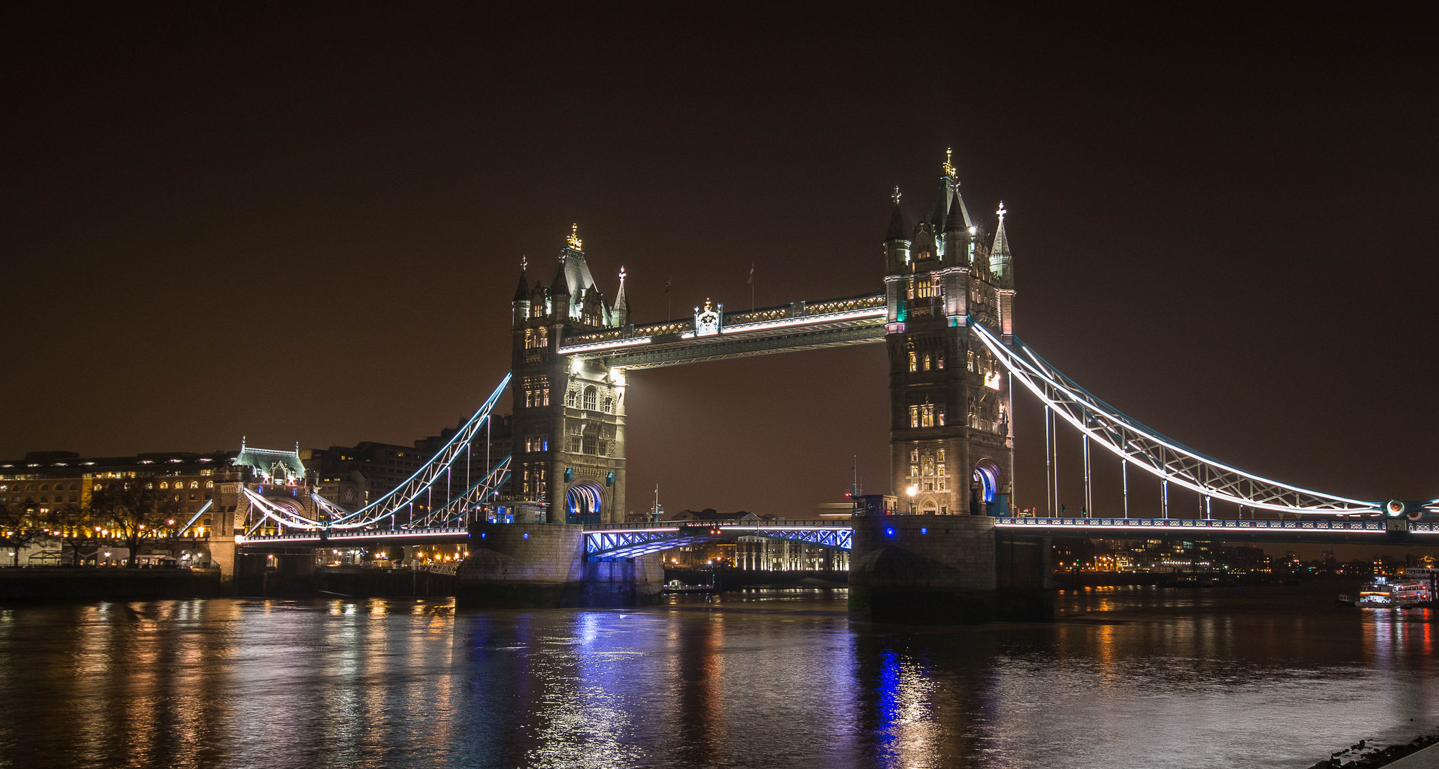 Tower Bridge by night, London