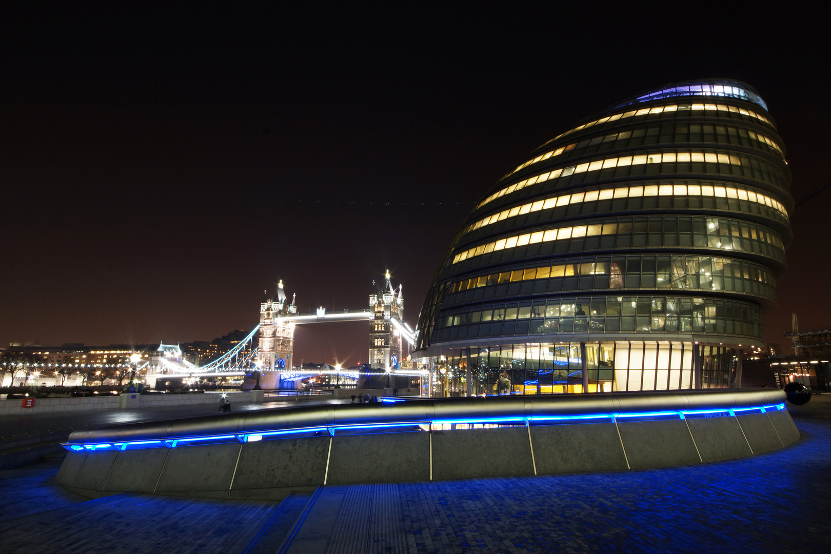 Tower Bridge & City Hall at Night