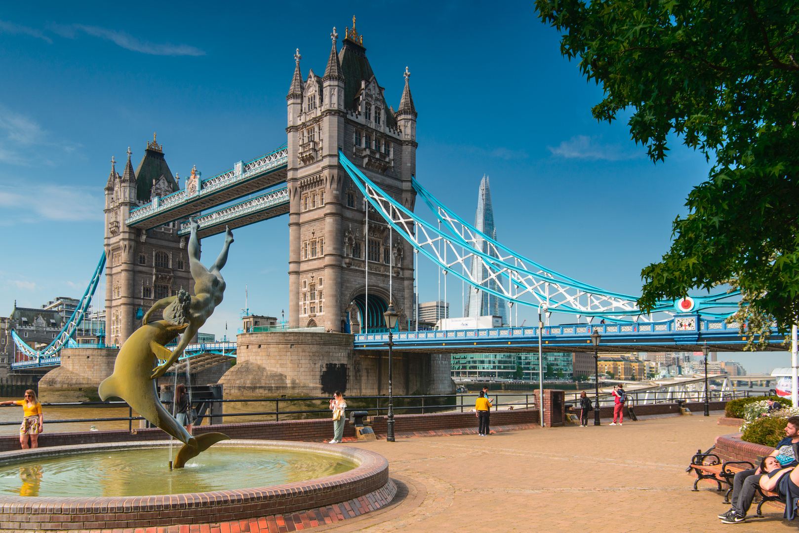 [ Tower Bridge, from St. Katherine's Pier ]