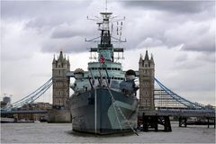 Tower Bridge & HMS Belfast